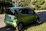 Rückansicht / Seitenansicht: Suzuki Splash, in der Farbe  Splash Green .