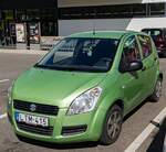 Diesen Suzuki SPlash in der Farbe Splash Green habe ich in September, 2022 aufgenommen.