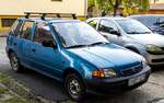 Suzuki Swift Mk2 in der Farbe  Kolbaltblau  (Cobalt Blue) , fotografiert in Mai, 2024.