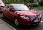 Toyota Camry XV40 in Barcelona Red.