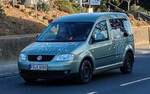 =VW Caddy unterwegs in Fulda bei einer der vielen bundesweiten Bauerndemos im Januar 2024