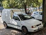 VW Caddy auf dem Basis des Polo III. Foto: Juli, 2024.