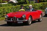 Alfa Romeo Giulietta Spider, nahm an der Rundfahrt der ACL Classic tour teil.