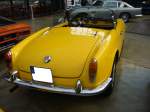 Heckansicht eines Alfa Romeo Giulietta Spider.