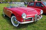 =Alfa Romeo Giulietta Spider, Bauzeit 1955 - 1962, ausgestellt bei der Oldtimerveranstaltung in Frankenberg/Eder im Mai 2023