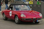 Alfa Romeo Spider Veloce, BJ 1966, war bei der Luxemburg Classic mitgefahren.