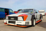 Ein Audi Quattro auf dem Gelände des Flughafens Zweibrücken am 3. September 2023. An diesem Tag fand am Zweibrücker Flughafen ein Rennen statt