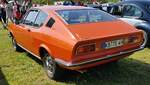 =Audi 100 Coupe S, gesehen bei der Oldtimerveranstaltung in Frankenberg/Eder. Mai 2024