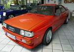 Audi quattro, Sportcoupe, gebaut von 1980-1991, Old-und Youngtimer Museum Bötzingen am Kaiserstuhl, Juni 2024