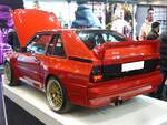 Heckansicht eines Audi Sportquattro.