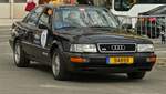 Audi V8; BJ 1991, kommt am Endziel der Luxemburg Classic an.