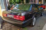 =Audi V8 Quattro, steht auf der Ausstellungsfläche anl.