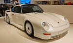 =Porsche 959 Prototyp Gruppe B, Bj. 1983, 2849 ccm, 408 PS, ausgestellt im Museum PROTOTYP im Hamburg, 09-2024.