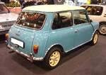 Heckansicht eines Austin Mini Cooper MPI.