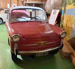 =Autobianchi Bianchina, Bj. 1969, 500 ccm, 18 PS, ausgestellt im Automuseum Wolfegg, Dezember 2023