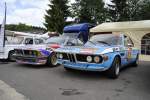 BMW Nr. 401(635) & Nr.424 (3.0 CSL)abgestellt beim 6h Classic in Spa Francorchamps am des 20.Sep.2013.