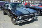 Chevrolet Nova Coupe im Farbton tuxedo black aus dem Jahr 1971.