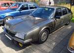 Citroen CX 25 GTI Turbo. Die futuristisch gezeichnete Modellreihe CX kam 1974 als Nachfolgemodell der Baureihe DS/ID auf den Markt und wurde mit einigen Facelifts und in etlichen Motorisierungs- und Ausstattungsvarianten bis 1991 produziert. Das stärkste Modell der CX-Baureihe, der CX 25 GTI Turbo war ein echter Autobahn-Schreck mit seinen 168 PS aus einem Hubraum von 2499 cm³ und einer Höchstgeschwindigkeit von 220 km/h. Oldtimer-Revival auf dem Gelände der Kokerei Zollverein in Essen am 28.07.2024.