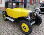 Citroen Cabrio C3, Oldtimer aus dem Jahr 1922, 4-Zyl.Motor mit 856ccm und 11PS, Oldtimertreffen Waldkirch 2024