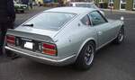 Heckansicht eines Datsun 260Z. Oldtimertreffen an Mo´s Bikertreff in Krefeld am 10.11.2024.