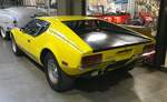 Heckansicht eines De Tomaso Pantera Lusso. Classic Remise Düsseldorf am 11.01.2025.