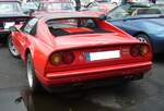 Heckansicht eines Ferrari 328 GTS.  Forza Italia  = Oldtimertreffen für italienische Fahrzeuge am 30.05.2024 an Mo´s Bikertreff in Krefeld.