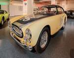 =Ferrari 212 Export Vignale, Bj. 1951, V 12, 2552 ccm, 165 PS, ausgestellt im Museum PROTOTYP in Hamburg, 09-2024. Von diesem Fahrzeug wurden 27 Exemplare gefertigt.