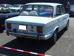 Heckansicht eines Fiat 125 Special.