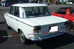 Heckansicht eines Fiat 1500 aus dem Jahr 1964.  Forza Italia  = Oldtimertreffen für italienische Fahrzeuge am 30.05.2024 an Mo´s Bikertreff in Krefeld.