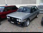 Fiat 131 an der Oldtimer Ausstellung auf dem Flughafen Bleienbach am 29.05.2022