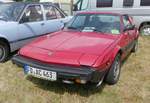 =Fiat X1/9 steht bei der Oldtimerausstellung in Uttrichshausen, 07-2019