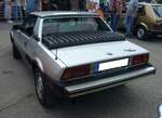 Heckansicht eines Fiat X1/9 fivespeed.