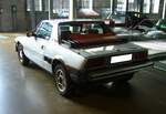 Heckansicht eines Fiat/Bertone X1/9 fivespeed.