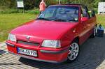 =Ford Escort Cabrio steht bei der Oldtimerveranstaltung in Frankenberg/Eder. Mai 2024