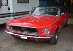 Ford Mustang 1 Convertible im Farbton cardinal red aus dem Jahr 1968.