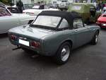 Heckansicht eines Honda S800 Cabriolet.