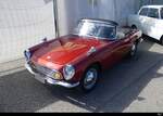 Honda S 800 Cabrio an der Oldtimer Ausstellung auf dem Flughafen Bleienbach am 29.05.2022