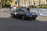 Jaguar E-Type, BJ 1966, war als Teilnehmer der Luxemburg Classic mit dabei. 14.09.2024 