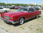 Lincoln Continental Town Coupé (1973), aufgenommen April 2018 beim Oldtimertreffen auf Theresienwiese in München