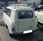 Heckansicht eines Lloyd LS400 Kombi. 