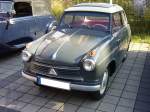 Frontansicht einer Lloyd LP 600 Limousine. 1955 - 1961. Oldtimertreffen Kokerei Zollverein am 07.10.2012.