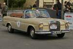 Mercedes Benz 220 SE Cabrio, BJ 1962 war bei der Luxemburg Classic mit gefahren.