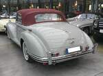 Heckansicht eines Mercedes Benz W188 I 300S Roadster aus dem Jahr 1955.