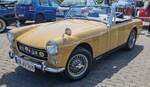 =MG Midget Cabrio, gesehen bei der Oldtimerveranstaltung in Frankenberg/Eder im Mai 2024