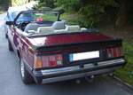 Heckansicht eines Mitsubishi A160 Sapporo Cabriolet. Oldtimertreffen an der Bleibergquelle Velbert am 22.09.2024.