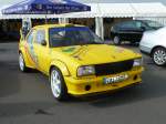 Opel Ascona steht auf dem Ausstellungsgelnde des 2. Fuldaer Autotages