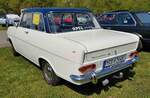 =Opel Kadett A L steht bei der Oldtimerveranstaltung in Frankenberg/Eder. Mai 2024