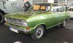 =Opel Kadett B, steht bei den Retro Classics in Stuttgart, 03-2019