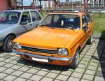 Opel Kadett C Coupe, wie es mit dieser Frontgestaltung von 1973 bis zum Sommer 1978 verkauft wurde.