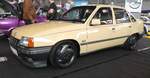 =Opel Kadett E GLSi steht bei den Retro Classics in Stuttgart, 03-2019